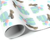 Pekingese Celebration Balloons Geschenkpapier (Rolleneckpunkt)