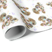 Pekingese Celebration Group Geschenkpapier (Rolleneckpunkt)