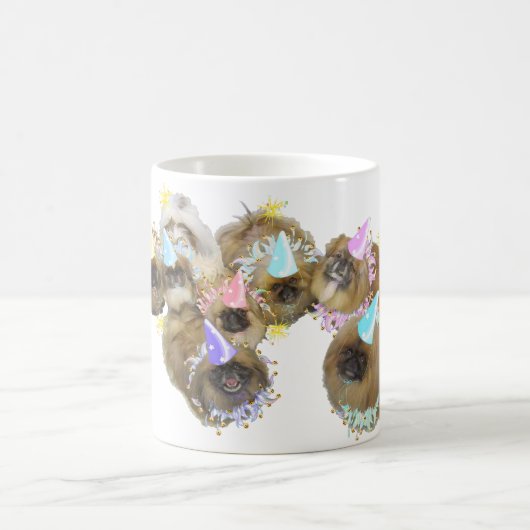 Pekingese Celebration Group Kaffeetasse (Mittel)