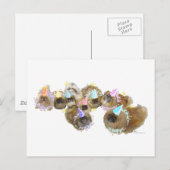 Pekingese Celebration Group Postkarte (Vorne/Hinten)