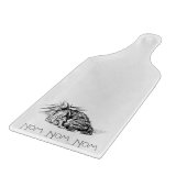 Pekingese Cutting Board Schneidebrett (Ecke)