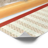 Pekingese, der im Keksjar-Poster war Poster (Ecke)