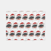 Pekingese Dog Breed Christmas Stars Fleecedecke (Vorderseite (Horizontal))