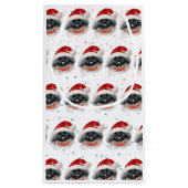 Pekingese Dog Breed Christmas Stars Kleine Geschenktüte (Rückseite)