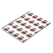 Pekingese Dog Breed Christmas Stars Notizblock (Linke Seite)