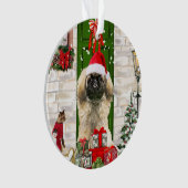 Pekingese Dog Christmas Ornament (Vorderseite)