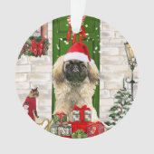 Pekingese Dog Christmas Ornament (Vorderseite)