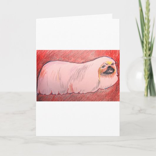 Pekingese Dog Grußkarte Karte (Vorderseite)