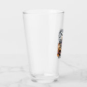 Pekingese Dog Halloween Square Glas (Rechts)