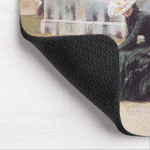 Pekingese Dog im Park Mousepad (Ecke)