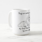 Pekingese Dog Kaffeetasse (Vorderseite Links)