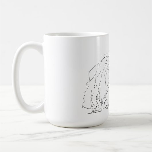 Pekingese Dog Kaffeetasse (Links)