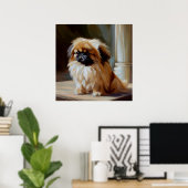 Pekingese Dog Poster (Heimbüro)