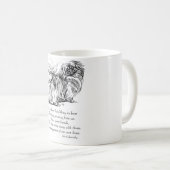 Pekingese Dog Rainbow Bridge Kaffeetasse (VorderseiteRechts)