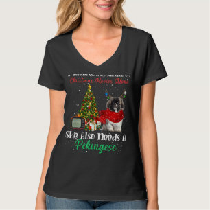 Pekingese Dog Rentier Weihnachtsbaum Ornament Dec T-Shirt