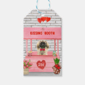Pekingese Dog Valentine's Day Kissing Booth Geschenkanhänger (Vorderseite)