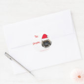 Pekingese Dog Weihnachtsgeschenk Aufkleber (Umschlag)