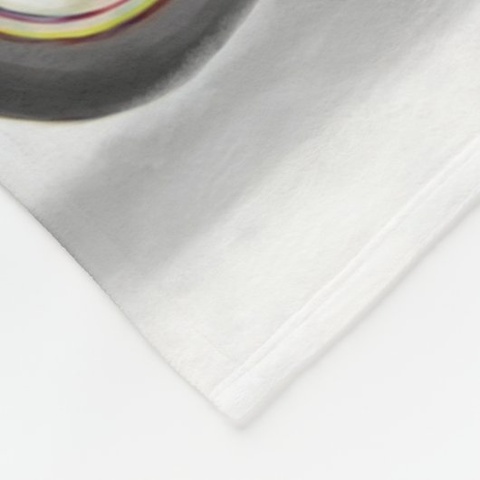 Pekingese Dog Weihnachtsmann Fleecedecke (Ecke)