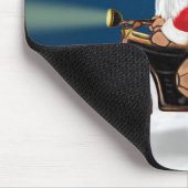 Pekingese Dog Weihnachtsmann Mousepad (Ecke)