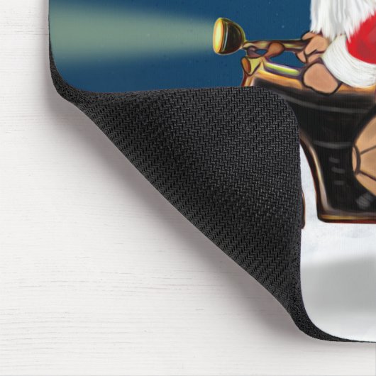 Pekingese Dog Weihnachtsmann Mousepad (Ecke)