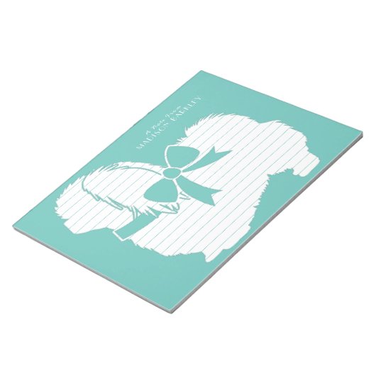 Pekingese Doppy Puppy Notizblock (angewinkelt)