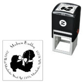 Pekingese Doppy Puppy Permastempel (Beispiel)