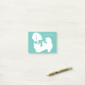 Pekingese Doppy Puppy Post-it Klebezettel (Auf Schreibtisch)