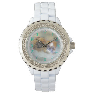 Pekingese Duo Armbanduhr