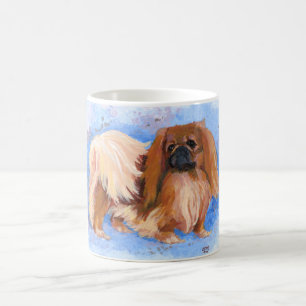 Pekingese Echt Blau Kaffeetasse