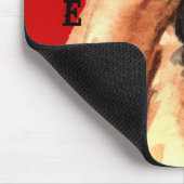 Pekingese Farbblock Mousepad (Ecke)