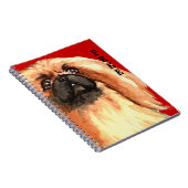 Pekingese Farbblock Notizblock (Rechte Seite)