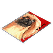 Pekingese Farbblock Notizblock (Linke Seite)