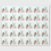Pekingese-Feierballons Geschenkpapier (Flach)