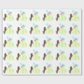 Pekingese-Feierballons Geschenkpapier (Flach)
