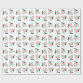 Pekingese-Feierballons Geschenkpapier (Flach)