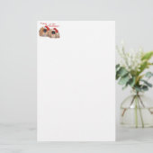 Pekingese Frohe Weihnachten Briefpapier (Stehend Vorderseite)