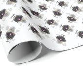 Pekingese Geschichtsdesign Geschenkpapier (Rolleneckpunkt)