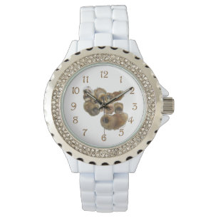 Pekingese-Gruppe Armbanduhr