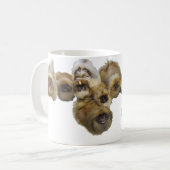 Pekingese-Gruppe Kaffeetasse (Vorderseite Links)