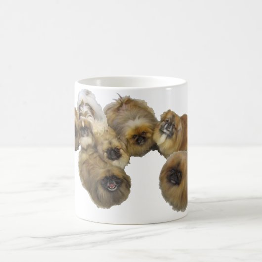 Pekingese-Gruppe Kaffeetasse (Mittel)