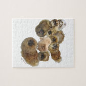 Pekingese-Gruppe Puzzle (Horizontal)