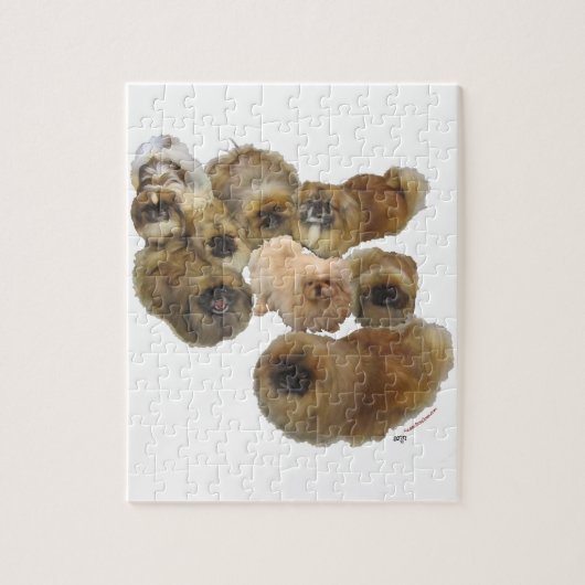 Pekingese-Gruppe Puzzle (Vertikal)