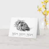 Pekingese Grußkarte Karte (Gelbe Blume)