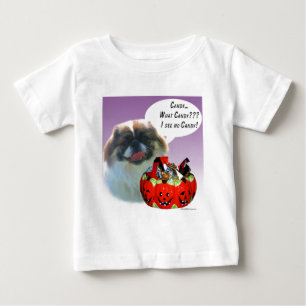 Pekingese Halloween Candy Baby T-shirt
