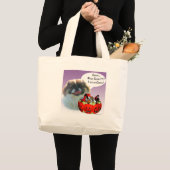 Pekingese Halloween Candy Jumbo Stoffbeutel (Vorderseite (Produkt))