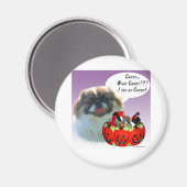 Pekingese Halloween Candy Magnet (Vorderseite/Rückseite)