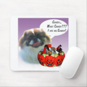 Pekingese Halloween Candy Mousepad (Mit Mouse)