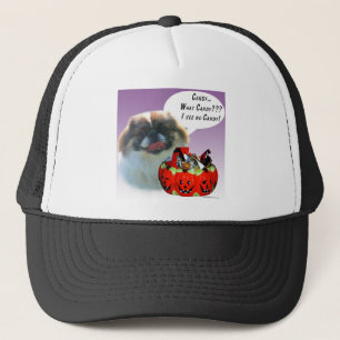 Pekingese Halloween Candy Truckerkappe