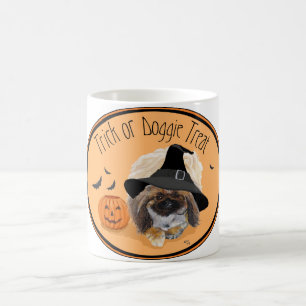 Pekingese Halloween Kaffeetasse