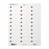 Pekingese Halloween-Rücksendeadressen-Aufkleber (Vorne)